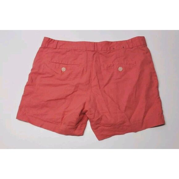 Banana Republic Shorts Womens Size 4 Hot Pink Linen Cotton Comfy Lightweight - Picture 2 of 12